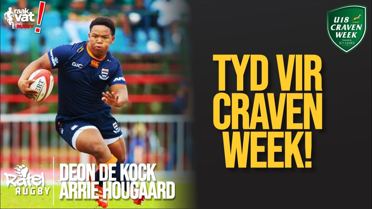 Kom gesels Skolerugby saam met ons! | Cravenweek en meer met Deon de Kock & Arrie Hougaard!