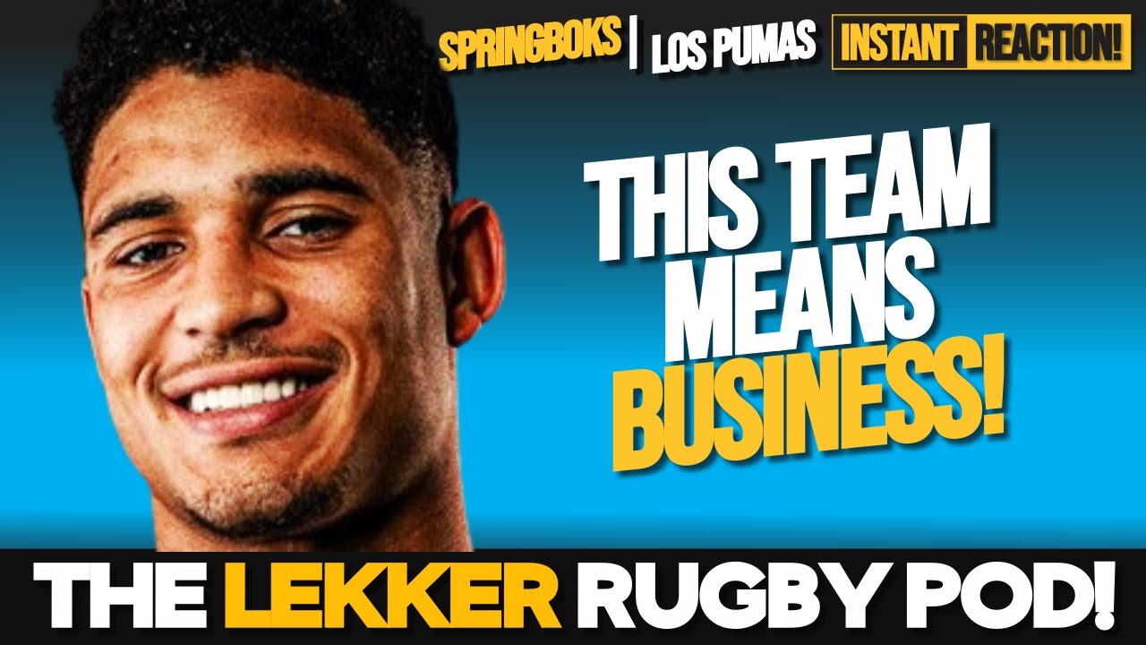 Instant Reaction! | Can This Springbok Team Seal the Rugby Championship?